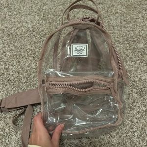 Herschel clear backpack- stadium bag
